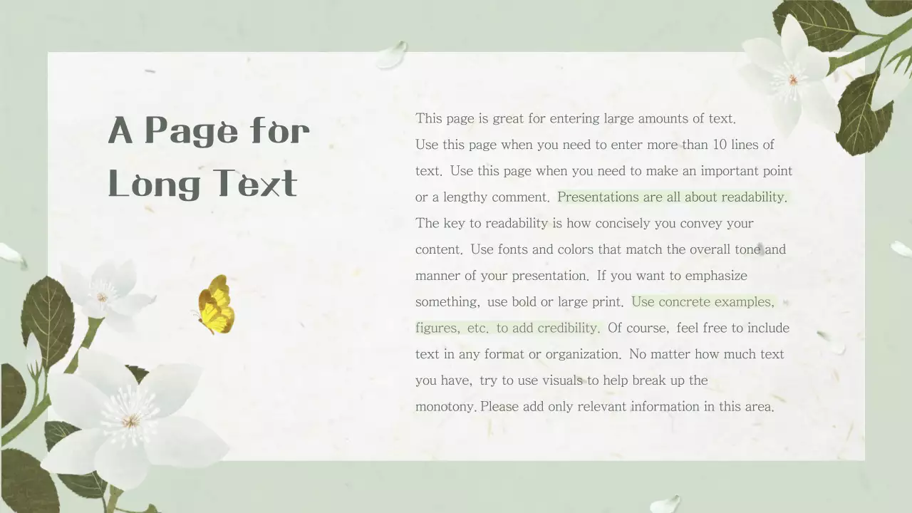 Template Presentasi Musim Semi Hijau Elegan