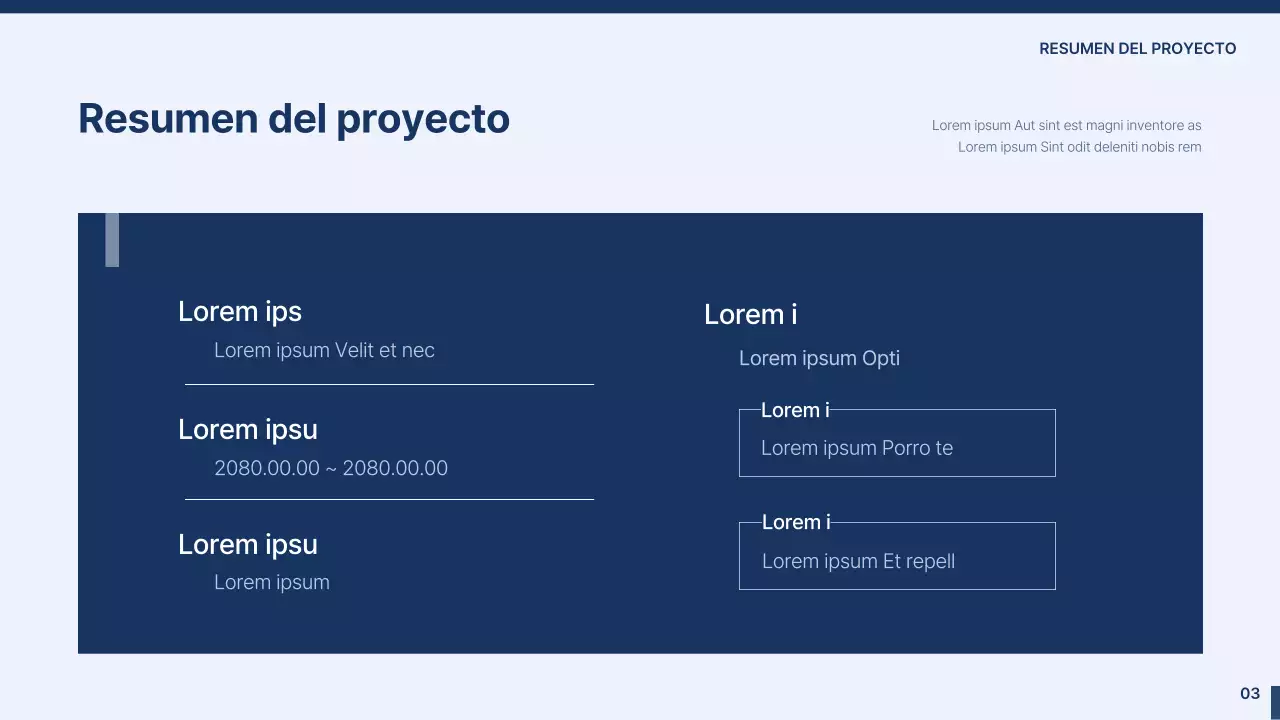 Una sencilla propuesta industrial-universitaria en azul claro y azul marino
