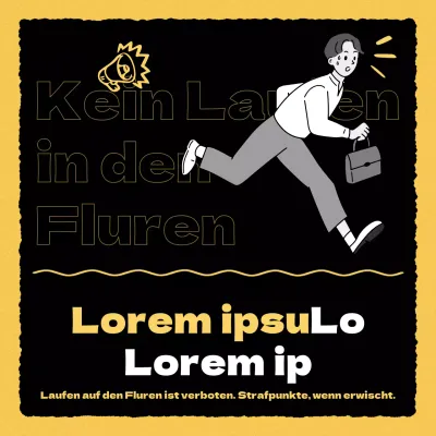 Kitschige gelb-schwarz-weiße Bußgeldbescheide