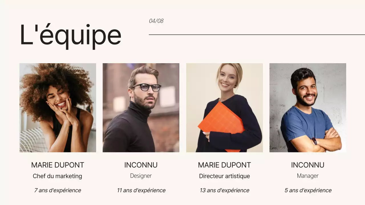 Campagne de stratégie marketing beige et élégante