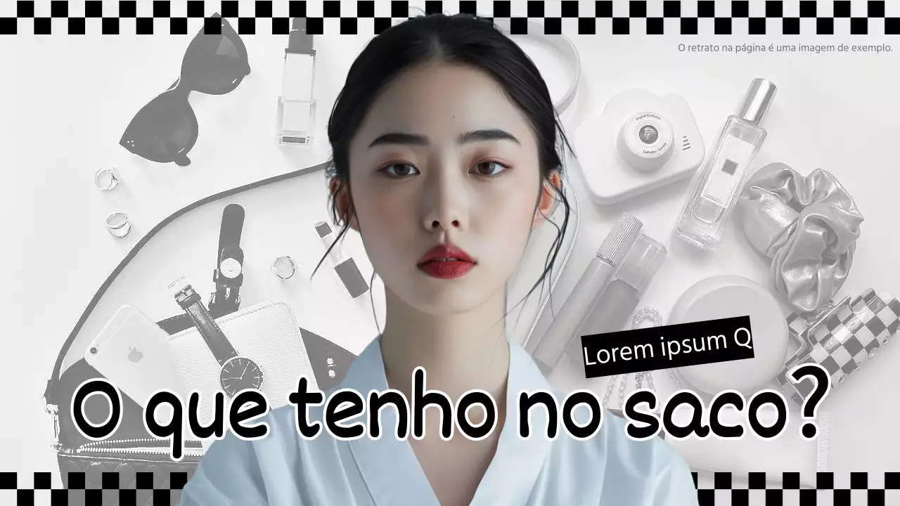 Um vídeo moderno sobre o que se passa nas minhas costas a preto e branco