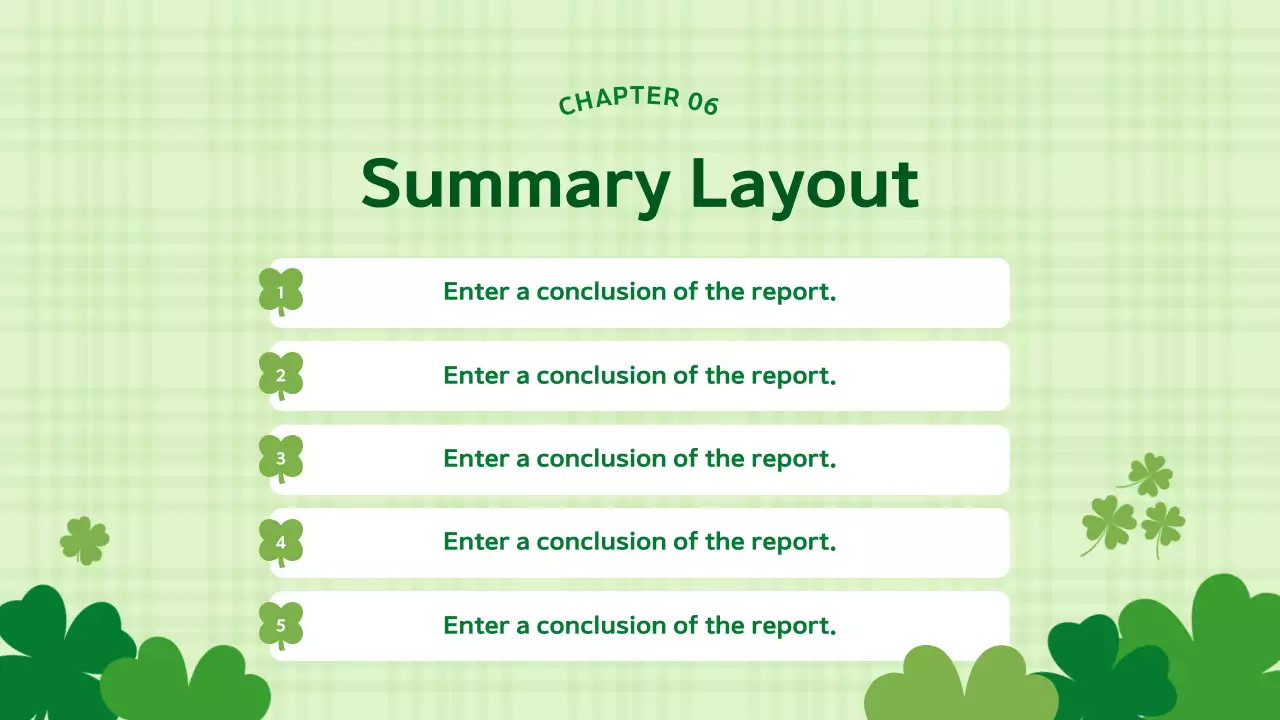 Green Elegant Template Presentation