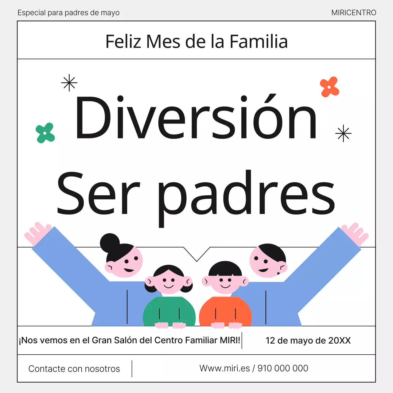 Promover las clases para padres verdes y negros