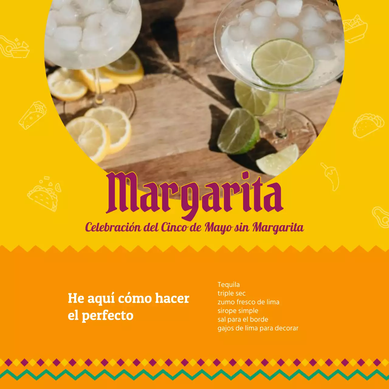 Yellow Traditional Cinco de Mayo Recipe