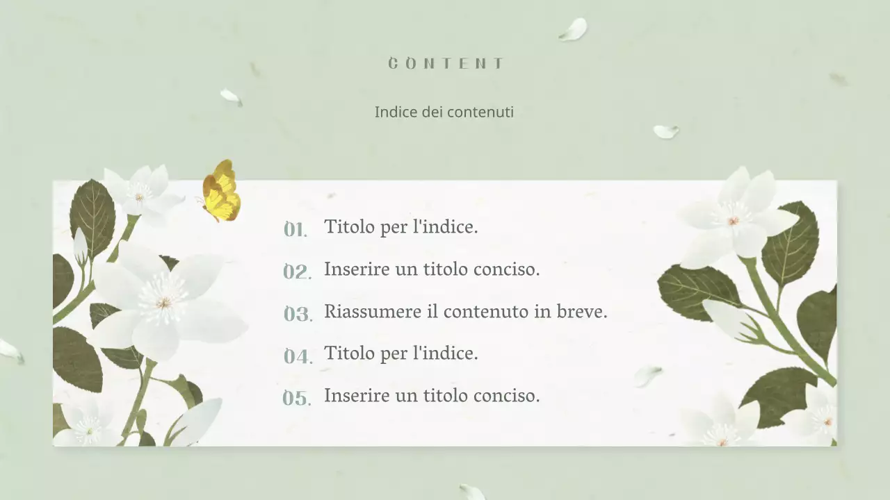 Pianta a fiore bianco orientale per annuali