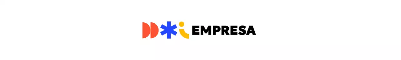 Un colorido logotipo institucional con formas variadas