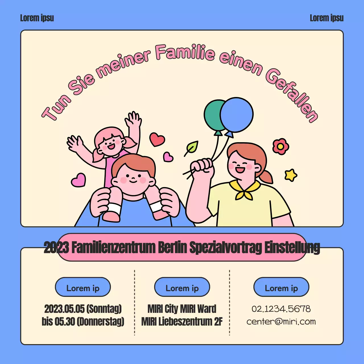 Über das Pink and Blue Family Communication Talk