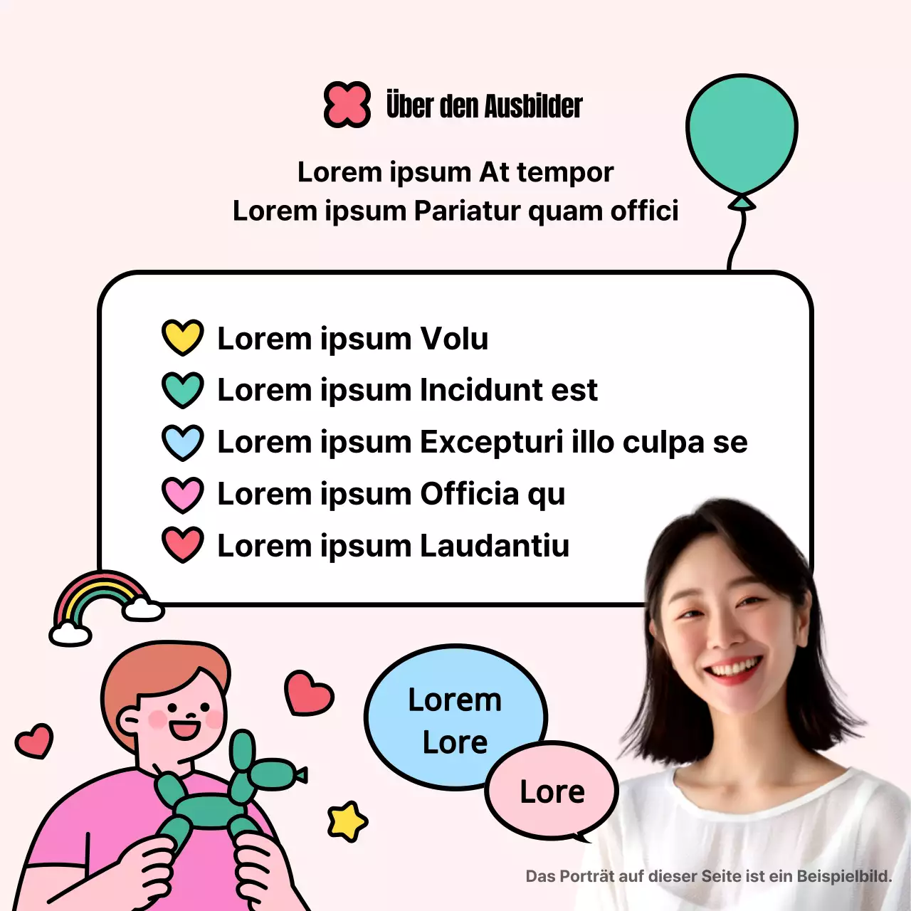 Werbung für die gelben und blauen Elternspecials