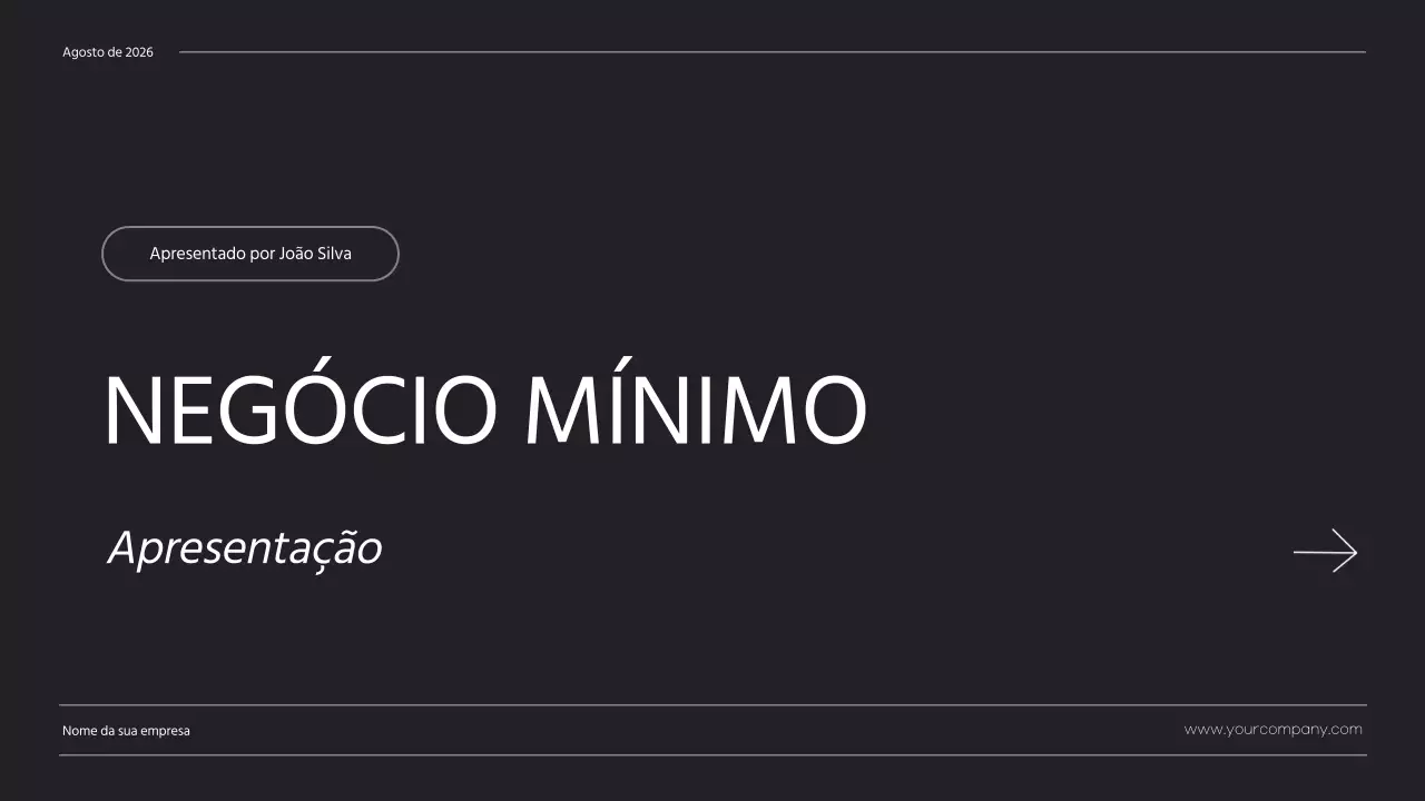 Empresa minimalista a preto e branco Sobre nós