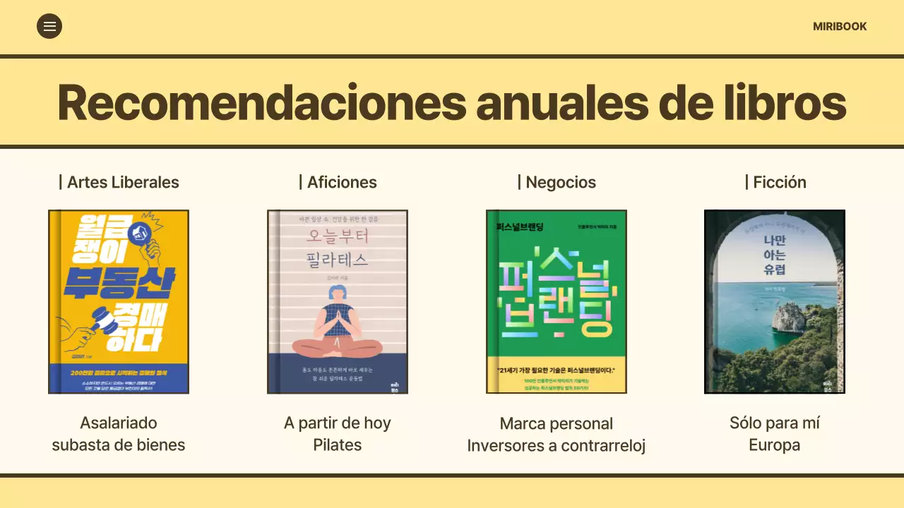 Promueva una guía minimalista de inscripción a un club de lectura con fondo amarillo