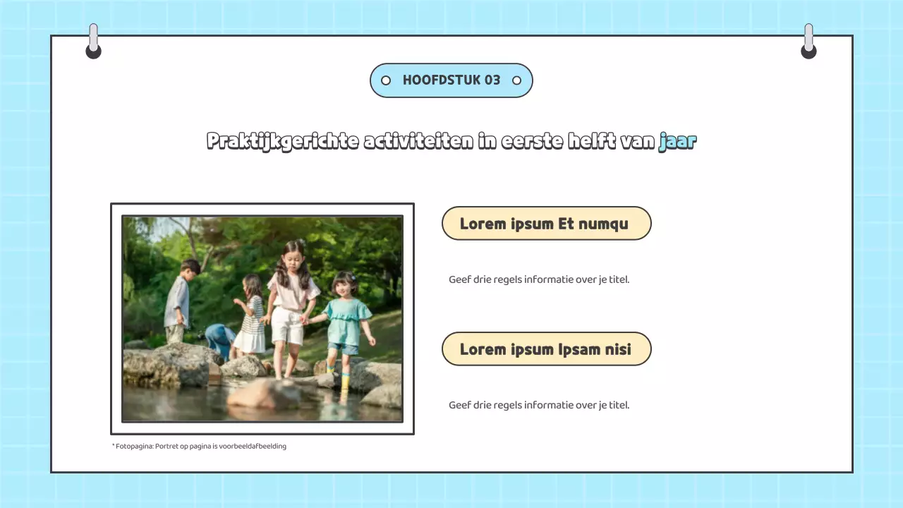 Lichtblauw Ouderobservatie Lesmateriaal