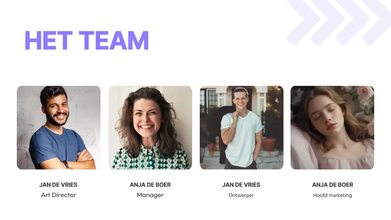 Paars en Groen Moderne Marketingstrategie Campagne