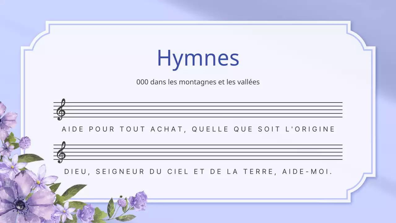 L'annonce d'un service religieux simple de Borah et Lavender