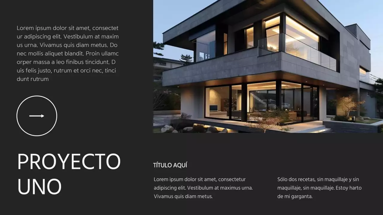 Black Modern Architectural Bureau Propuesta