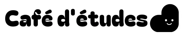Logo d'un café d'étude et d'une salle de lecture dans une police de caractères arrondie