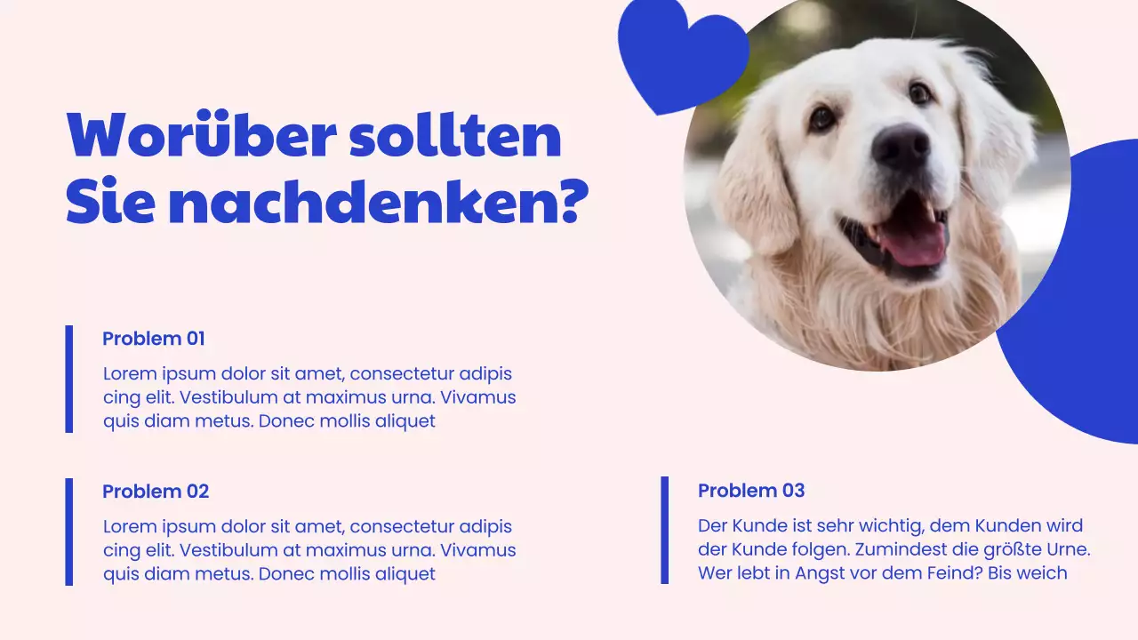 Kampagne des modernen Adoptionszentrums in Blau und Rosa