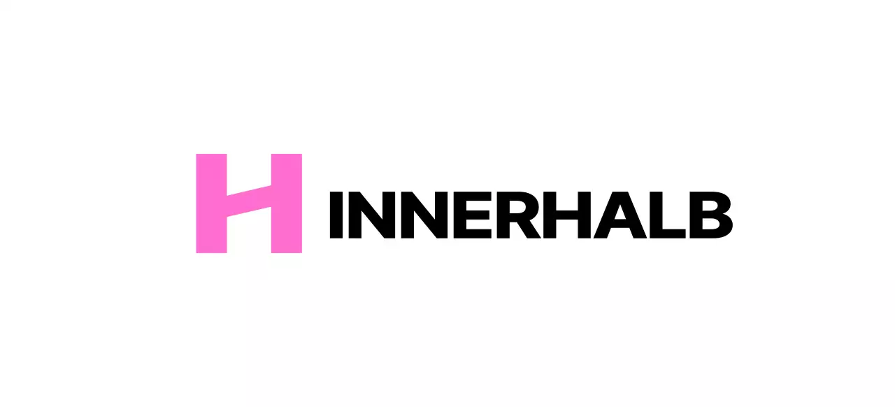 Logo des Innenausstattungsgeschäfts mit einem modernen H-Symbol