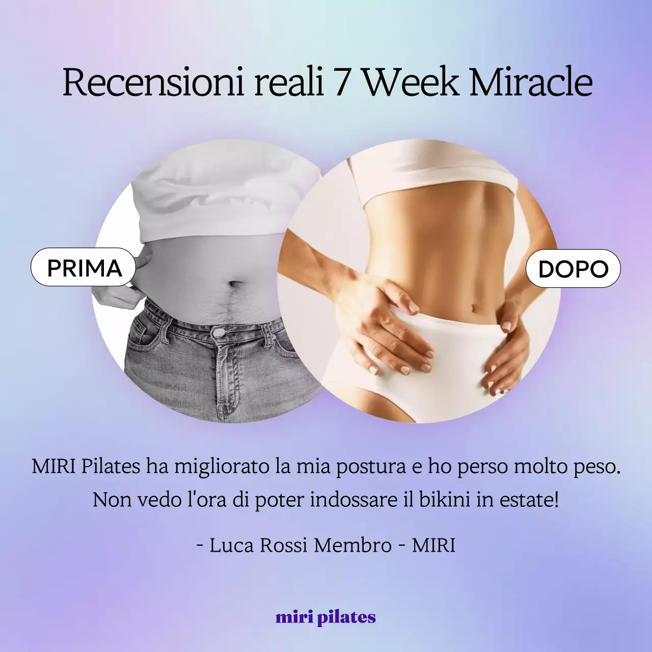 Promuovere il marchio cool Pilates in azzurro e malva