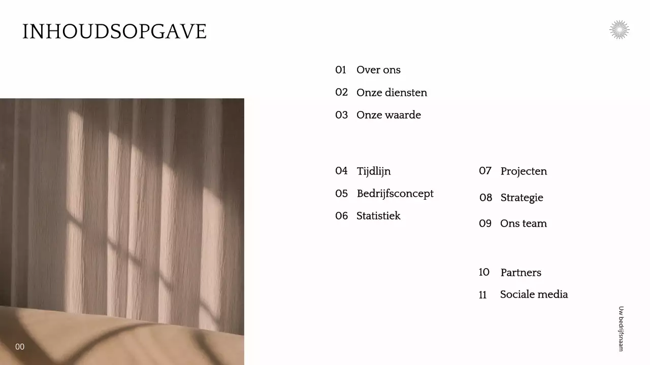 Beige Wit Minimaal Neutraal Toon Bedrijfspresentatie Pitch Deck Strategie