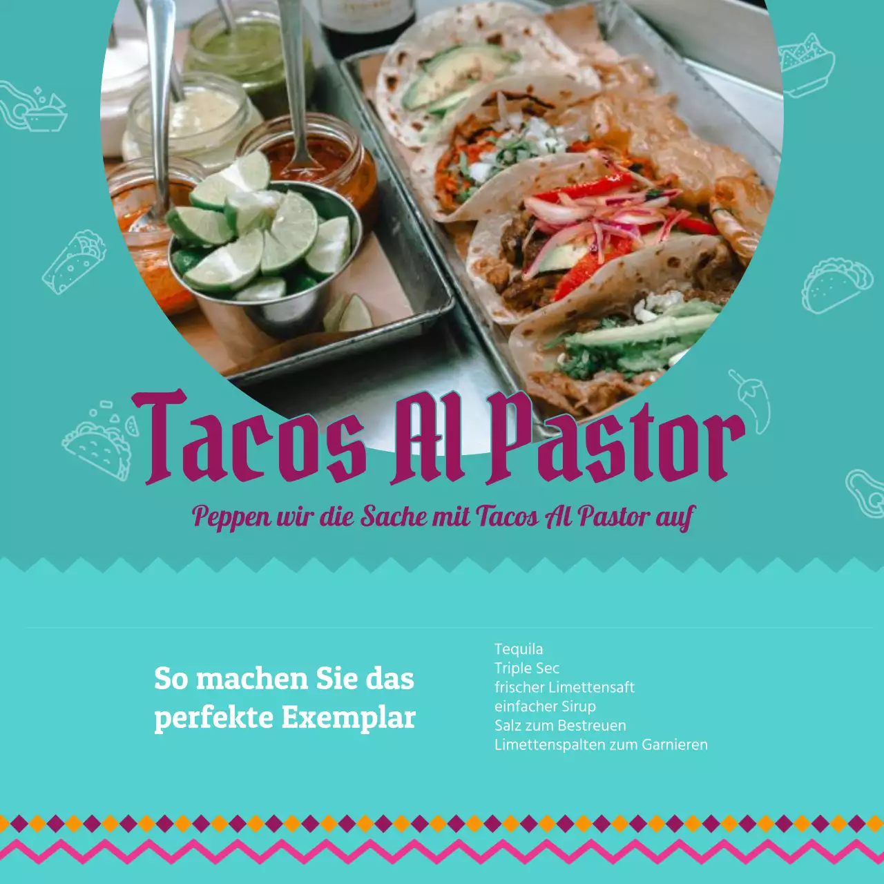 Gelbes traditionelles Cinco de Mayo-Rezept