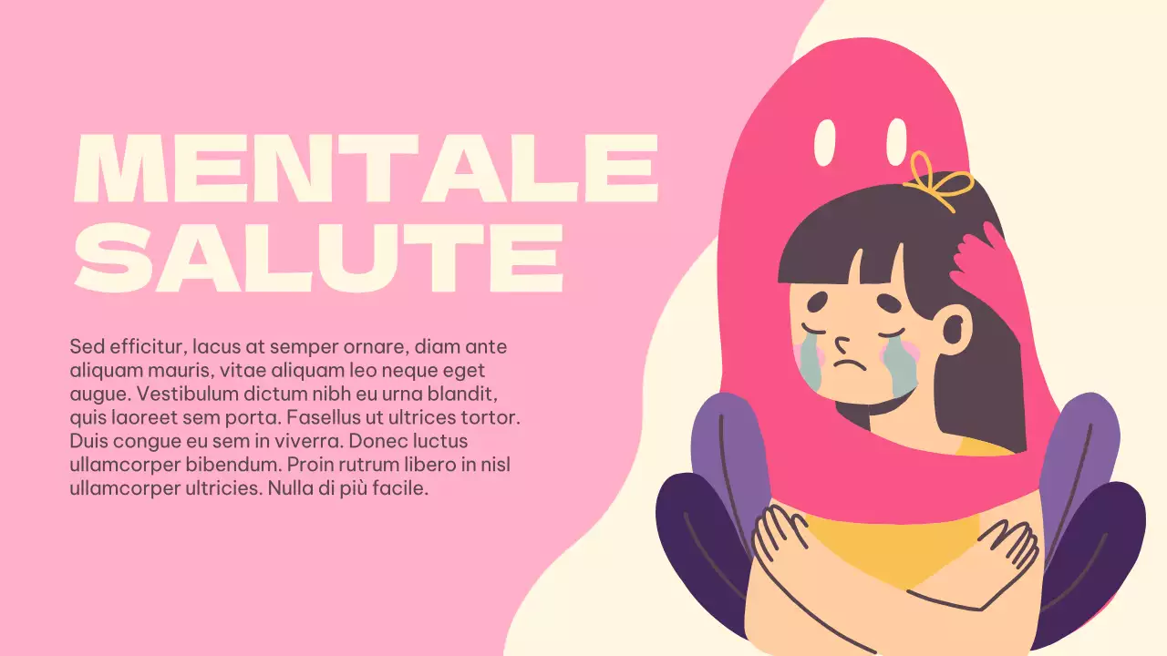 Guida rosa semplice alla salute mentale