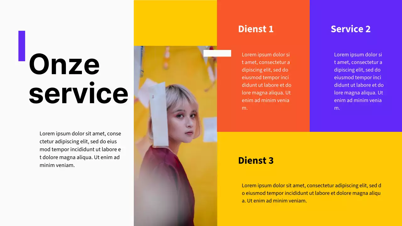 Purple Bold Bedrijf Introductie