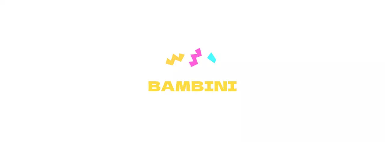 Merchandising Kids Academy con forme geometriche colorate