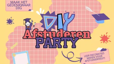 Geel Modern DIY Afstudeerfeest Video