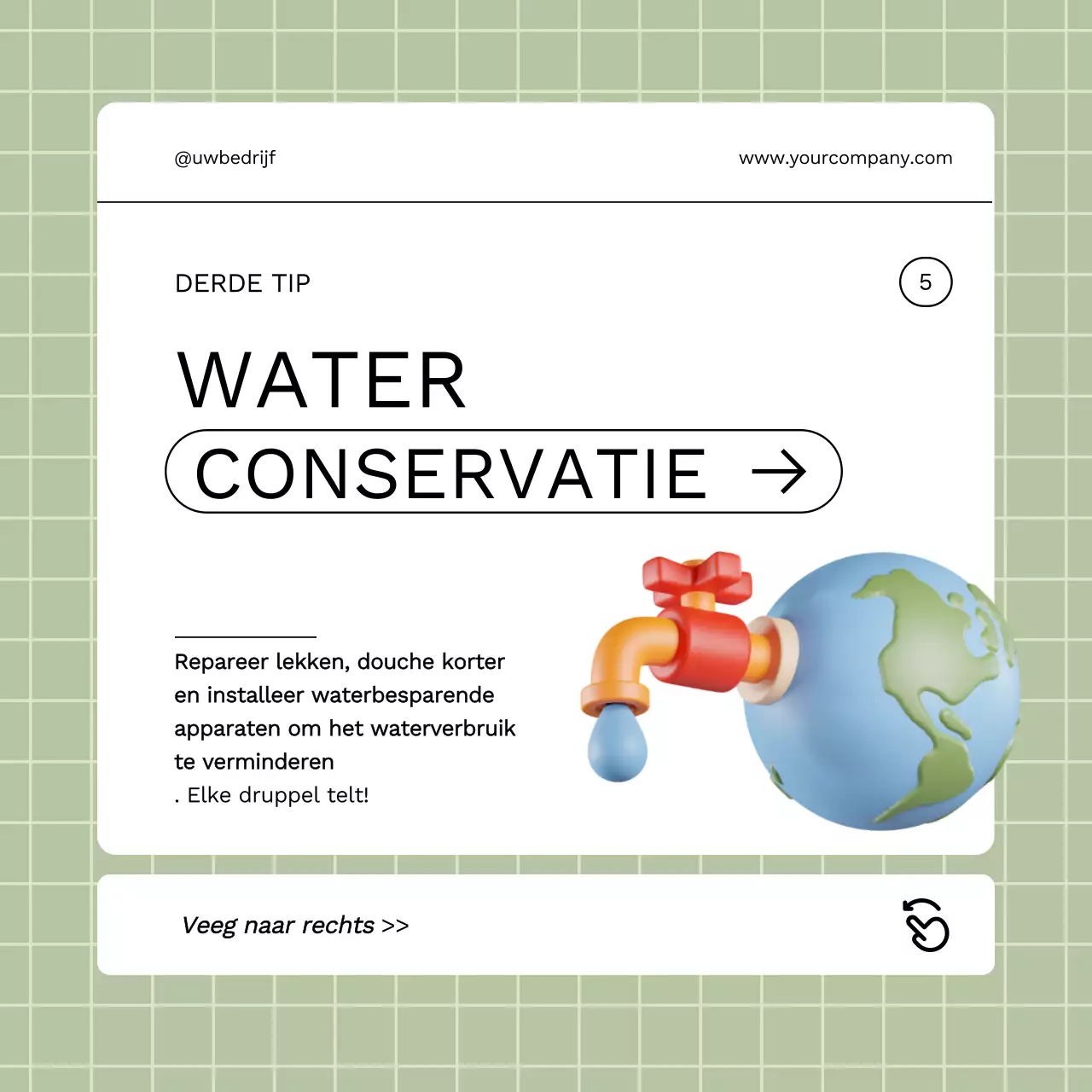 Oranje gids met eenvoudige tips voor groener leven