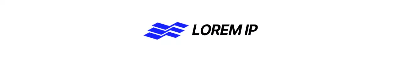 Logótipo geométrico e linear com um toque