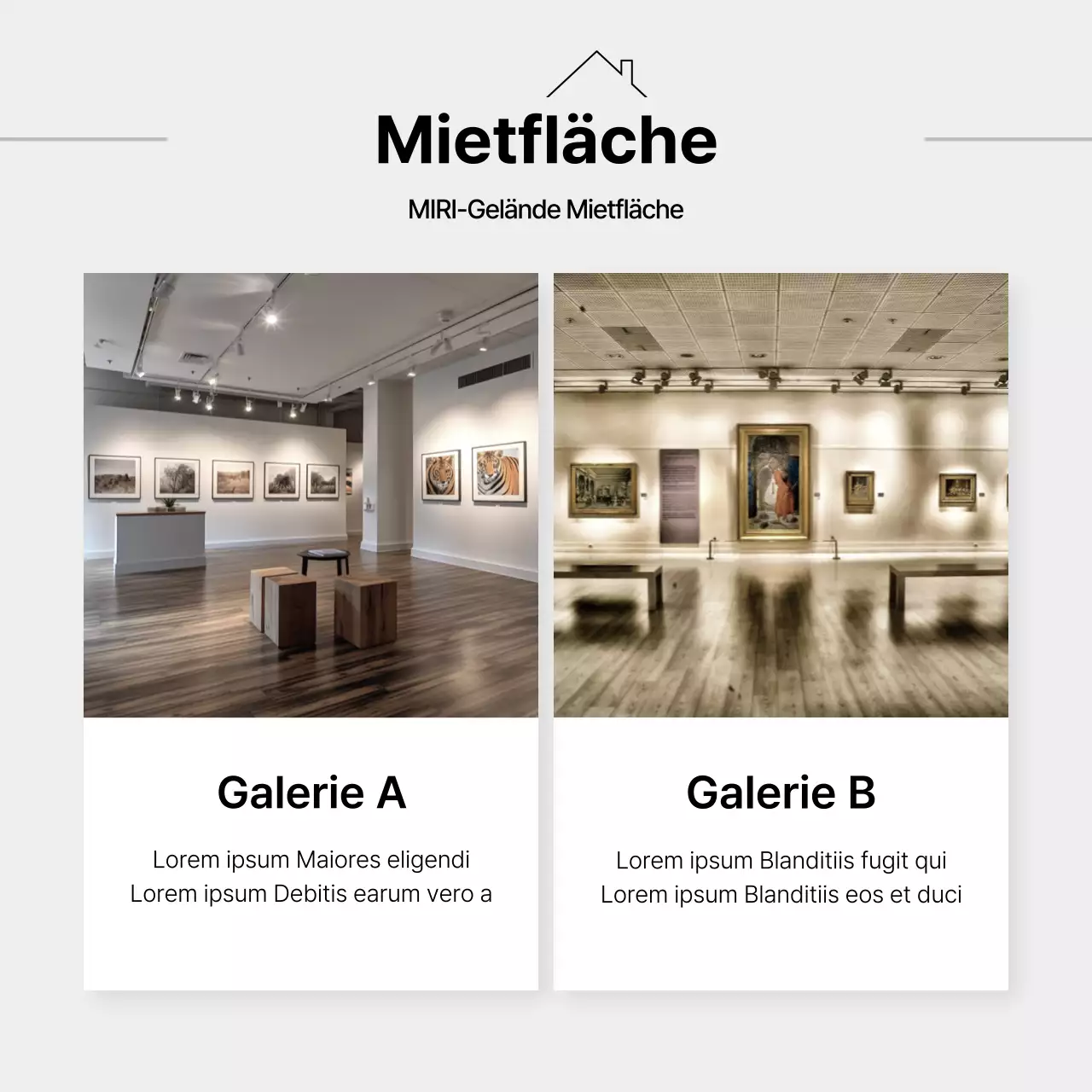 Moderne vorgemahlene Mietanzeige in Orange