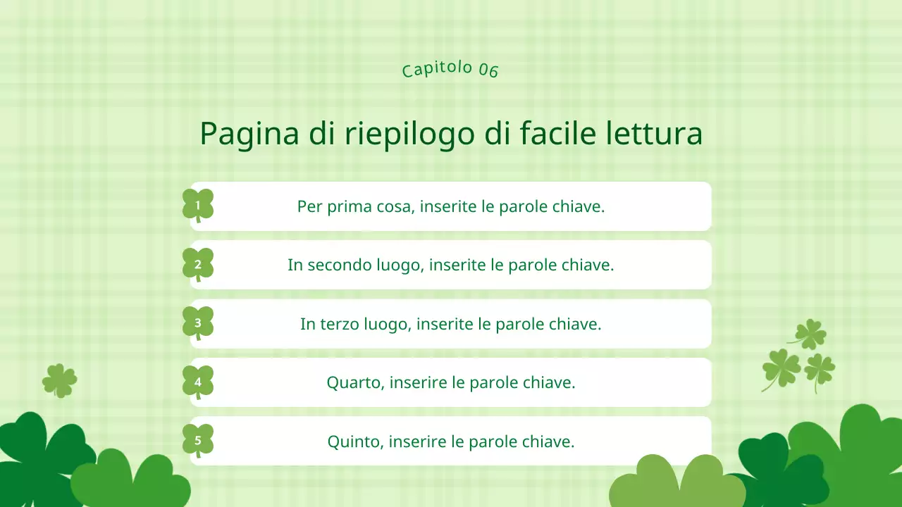 Graziosa proposta di sfondo a quadrifoglio con verde e foglie di loto