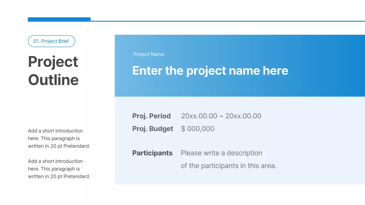 블루클린 비즈니스 프리젠테이션