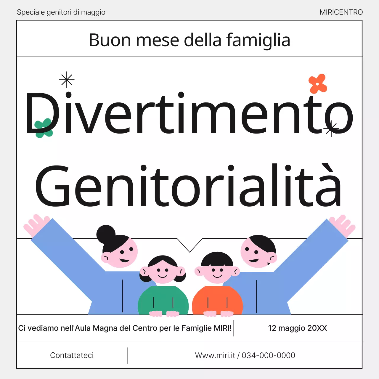 Promuovere i corsi di genitorialità verde e nera