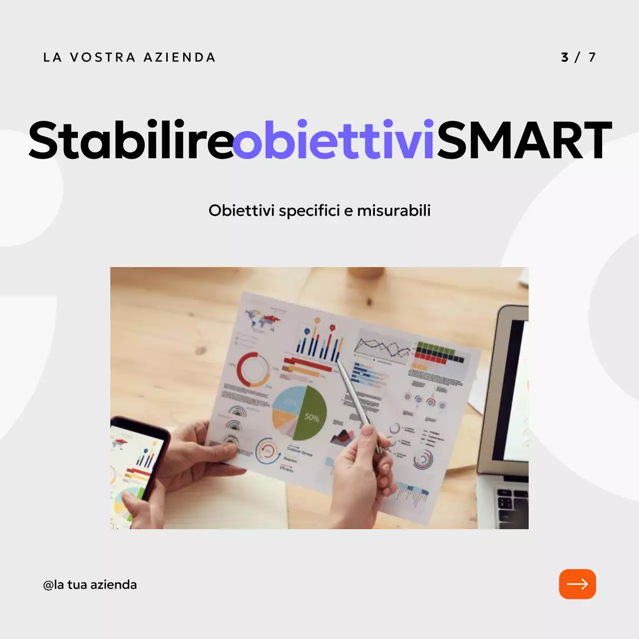 Nero Arancione e Viola Semplice strategia di pianificazione aziendale