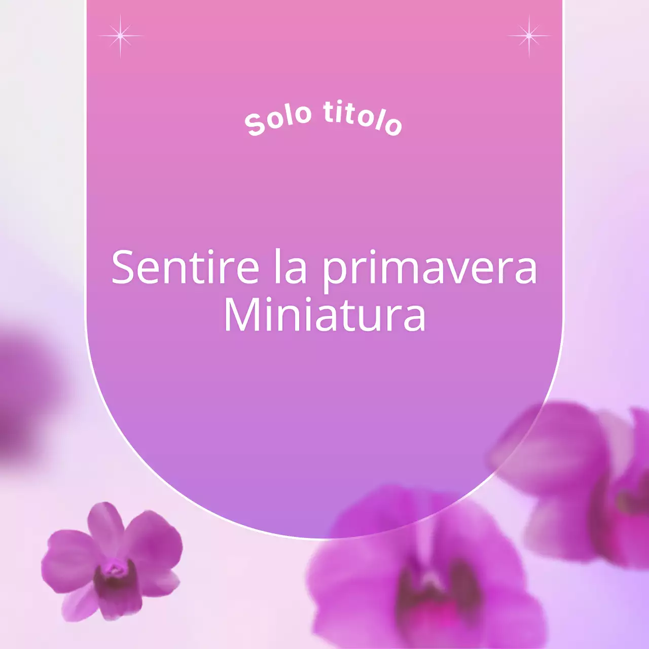 Copertina con sfondo primaverile in stile tropicale in azzurro e giallo