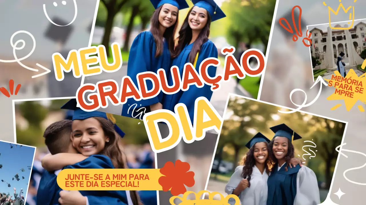 Vlog do dia da formatura tradicional amarelo