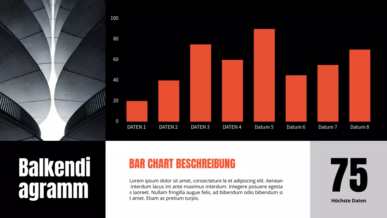 Orange Bold Business Unternehmen Einführung