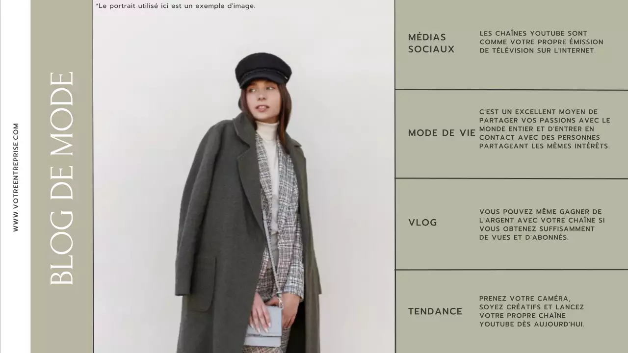 Gris et kaki Tendance Fashion Stylist Blog Promotion