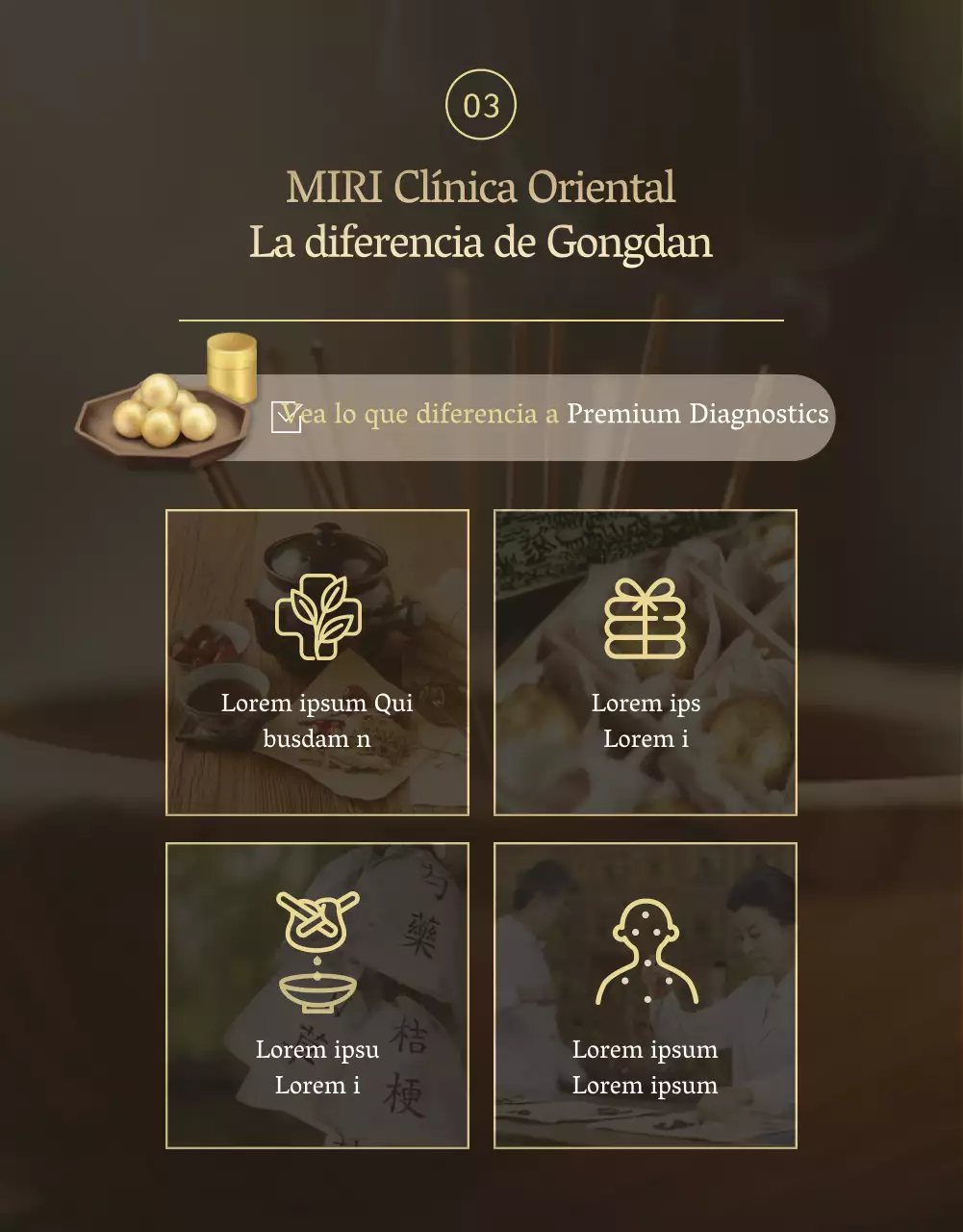 Guía de regalos de fitoterapia tradicional china para el Día de la Madre en negro y oro