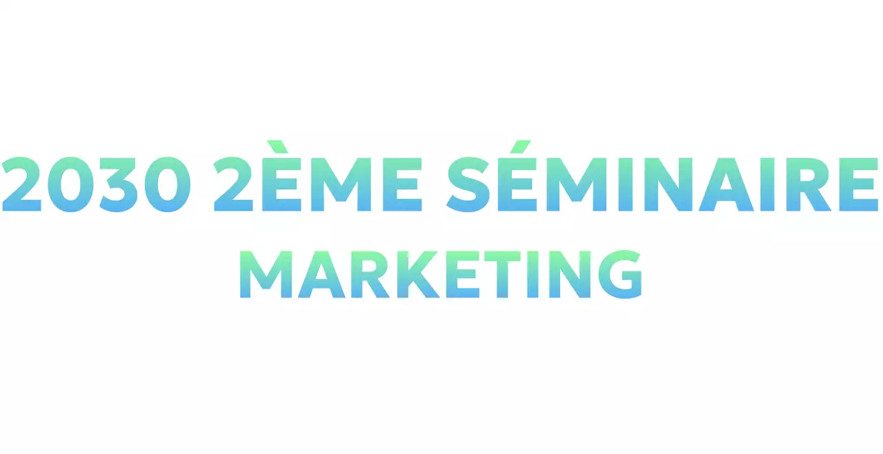 Séminaire d'entreprise coloré avec un logo en dégradé