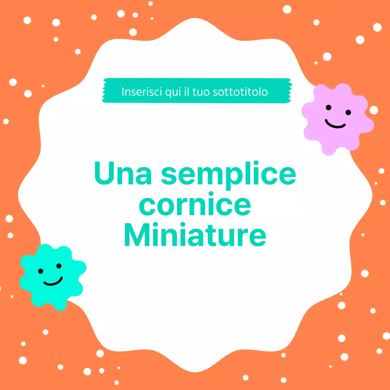 Semplici miniature principali in chartreuse e rosa acceso