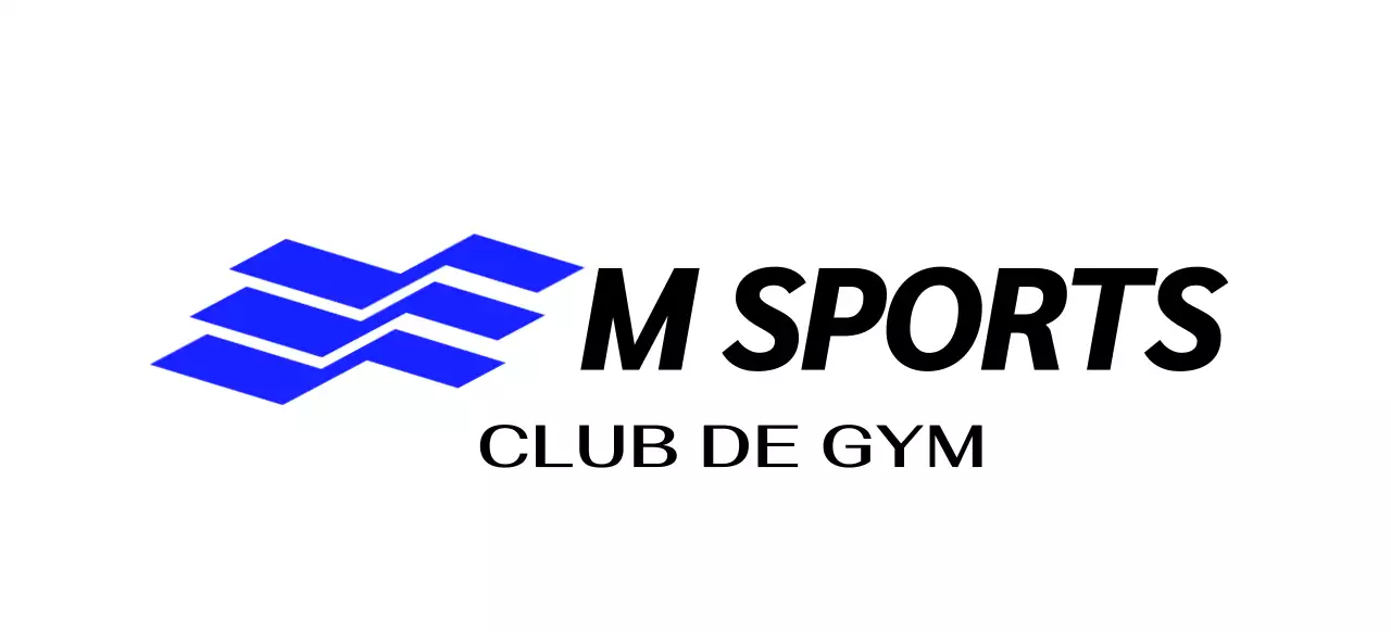Logo géométrique de la salle de sport