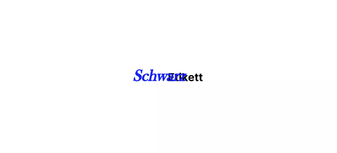 Einfaches, stilvolles Logodesign mit schwarzer Textvariante