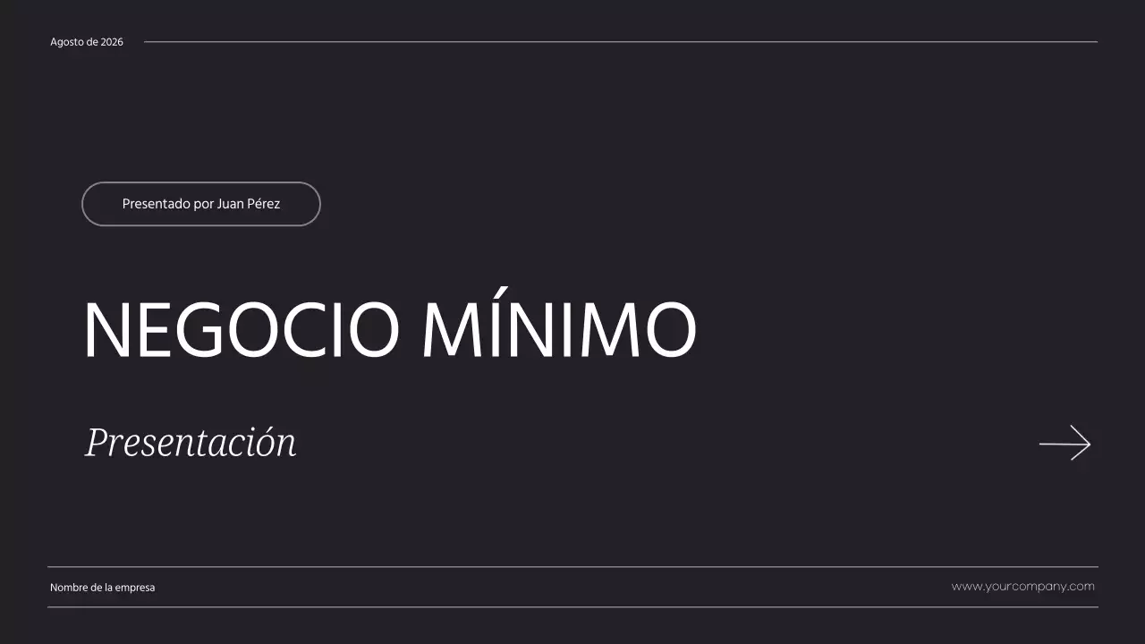 Negro Blanco Minimalista Negocios Sobre Nosotros