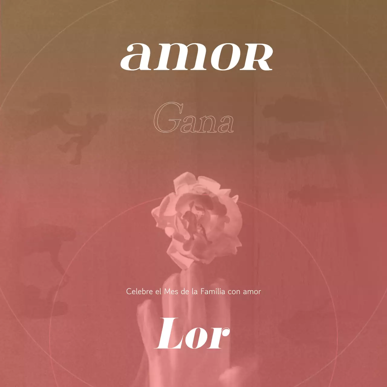 Promueva el Mes de la Familia en amarillo y rosa