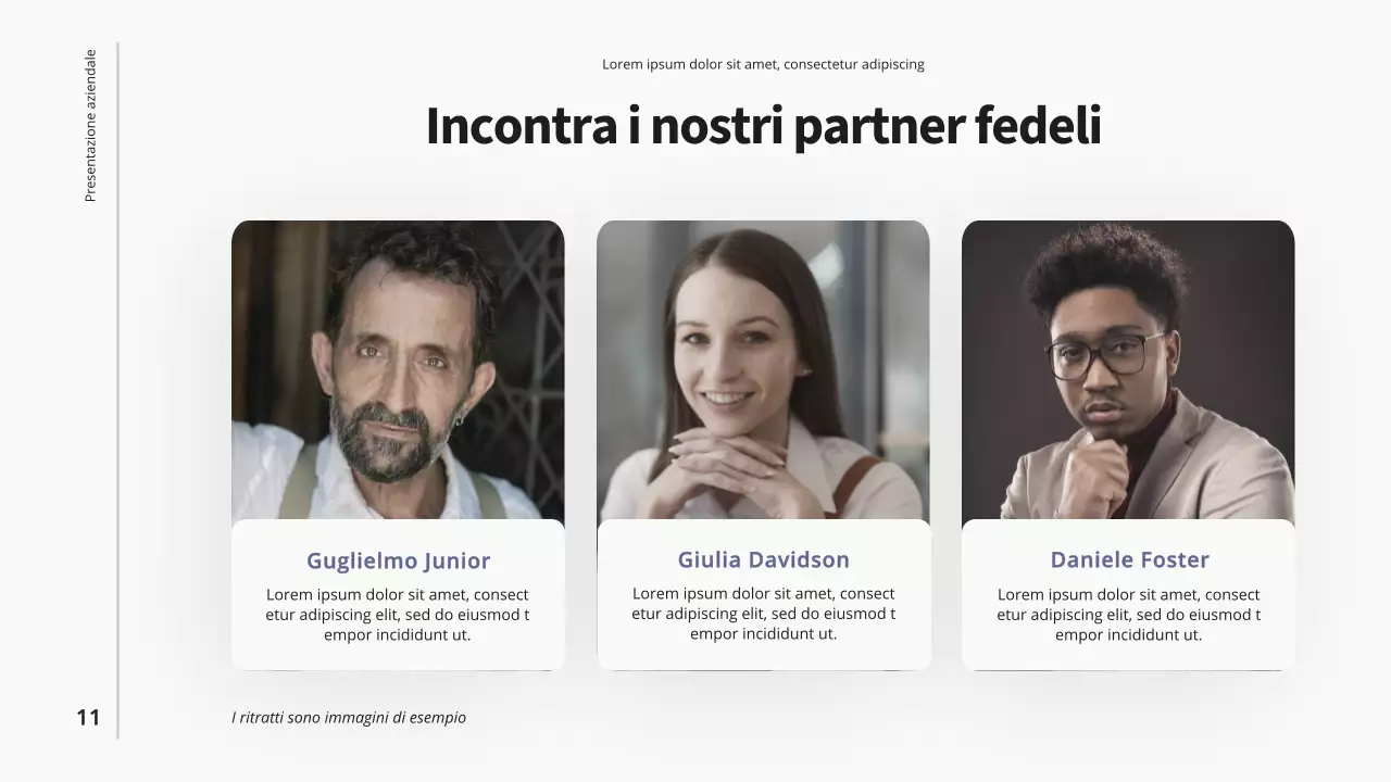 Presentazione dell'azienda Purple Blue Modern Business