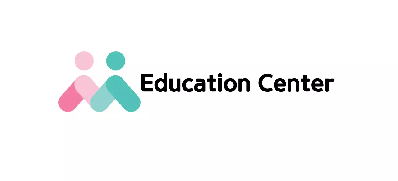 School design with a human-shaped logo