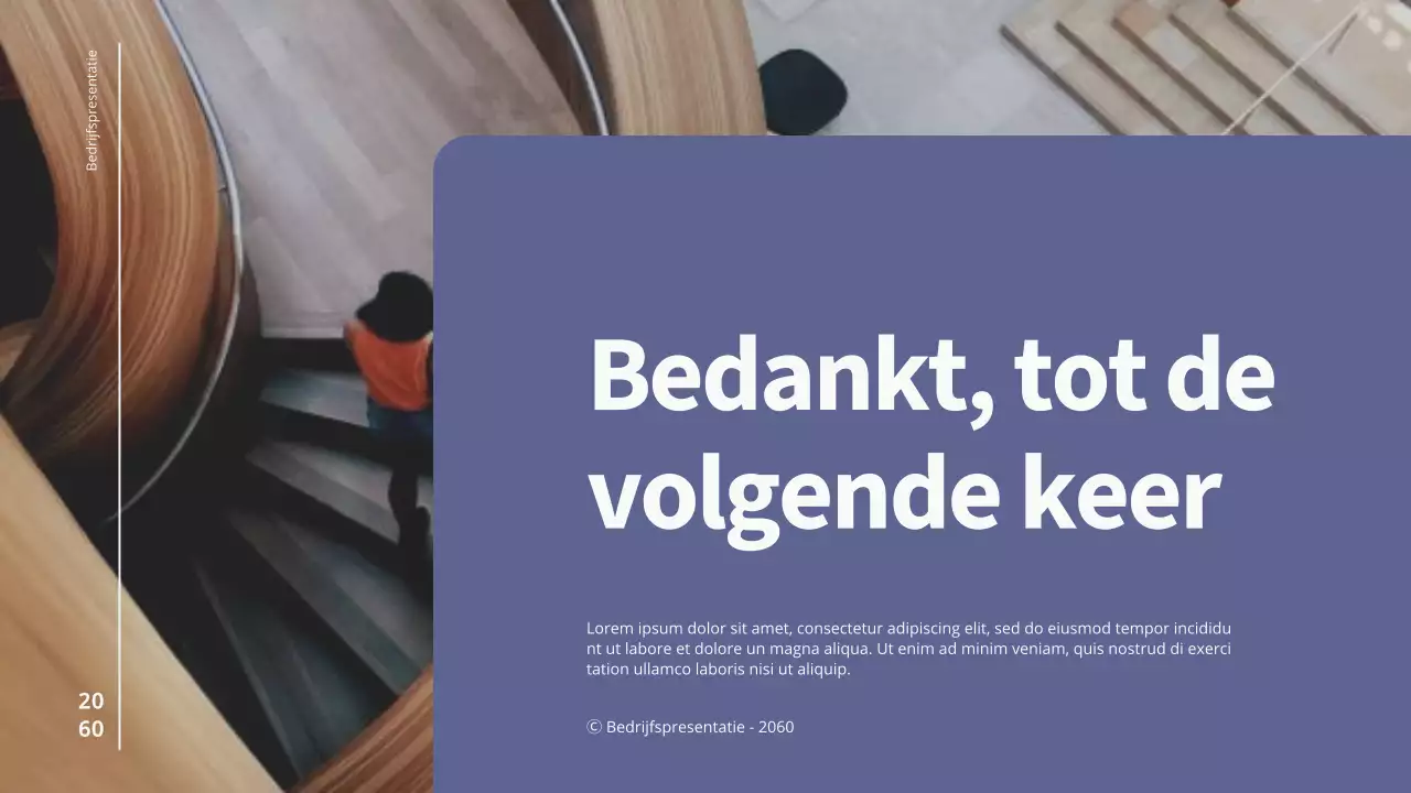 Purple Blue Introductie Modern Bedrijf