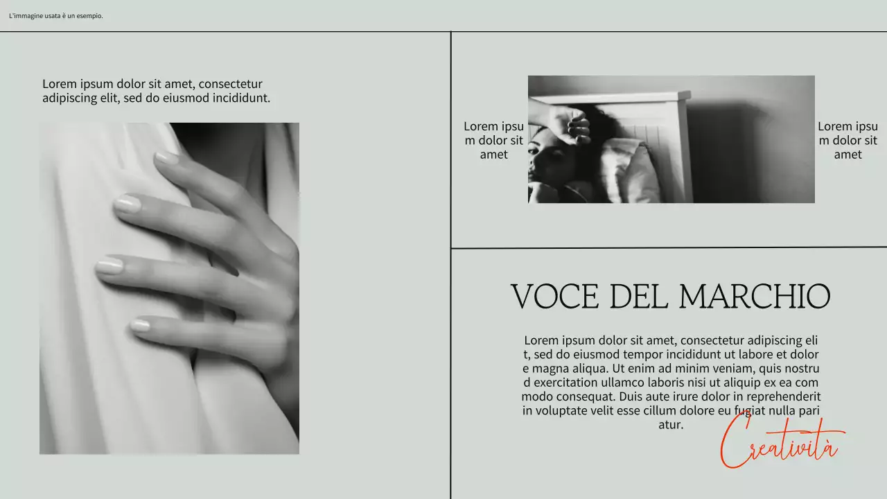 Estetica moderna Khaki e nera Identità visiva Pitch di prodotto